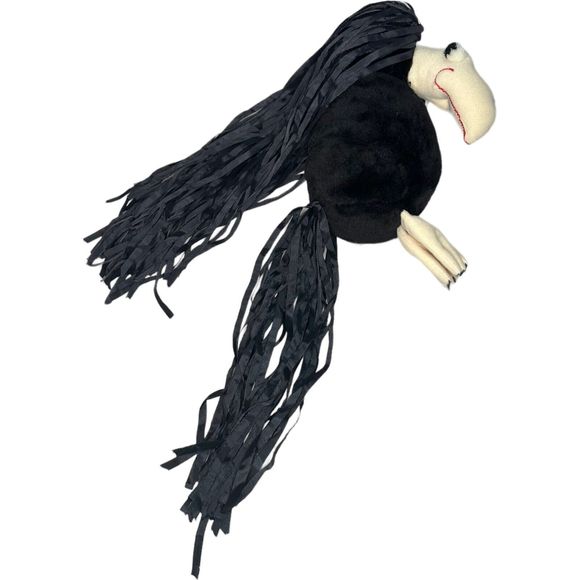 VTG Kamar Kicks Mirdok Vulture Buzzard Bird Plush 15” W/Tags Rare Creepy HTF - Picture 5 of 16